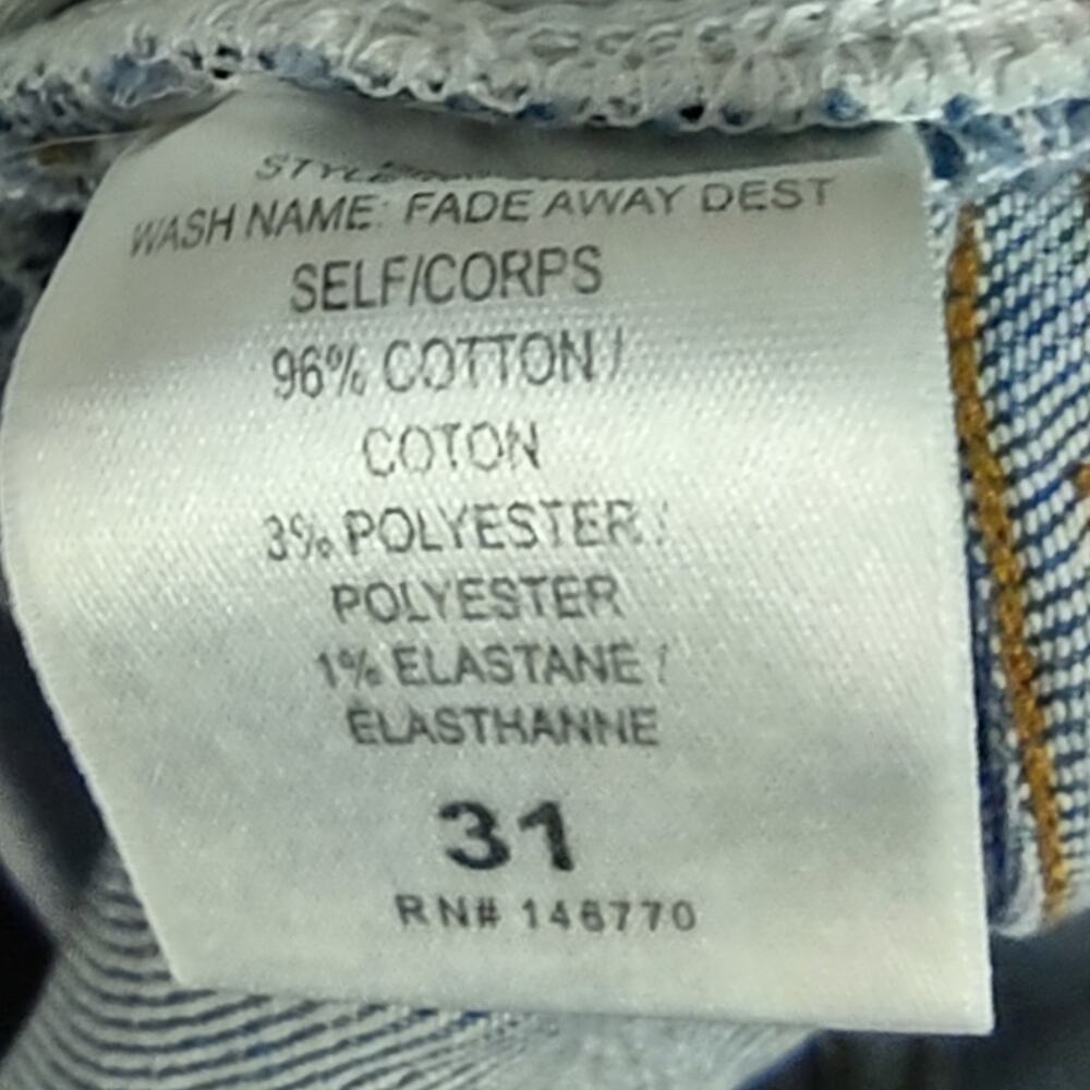 RE/DONE Ultra High Rise Jeans Fade Away Destroyed Size 31 - Picture 16 of 16